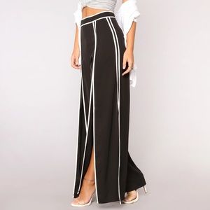 slit pants one pair left